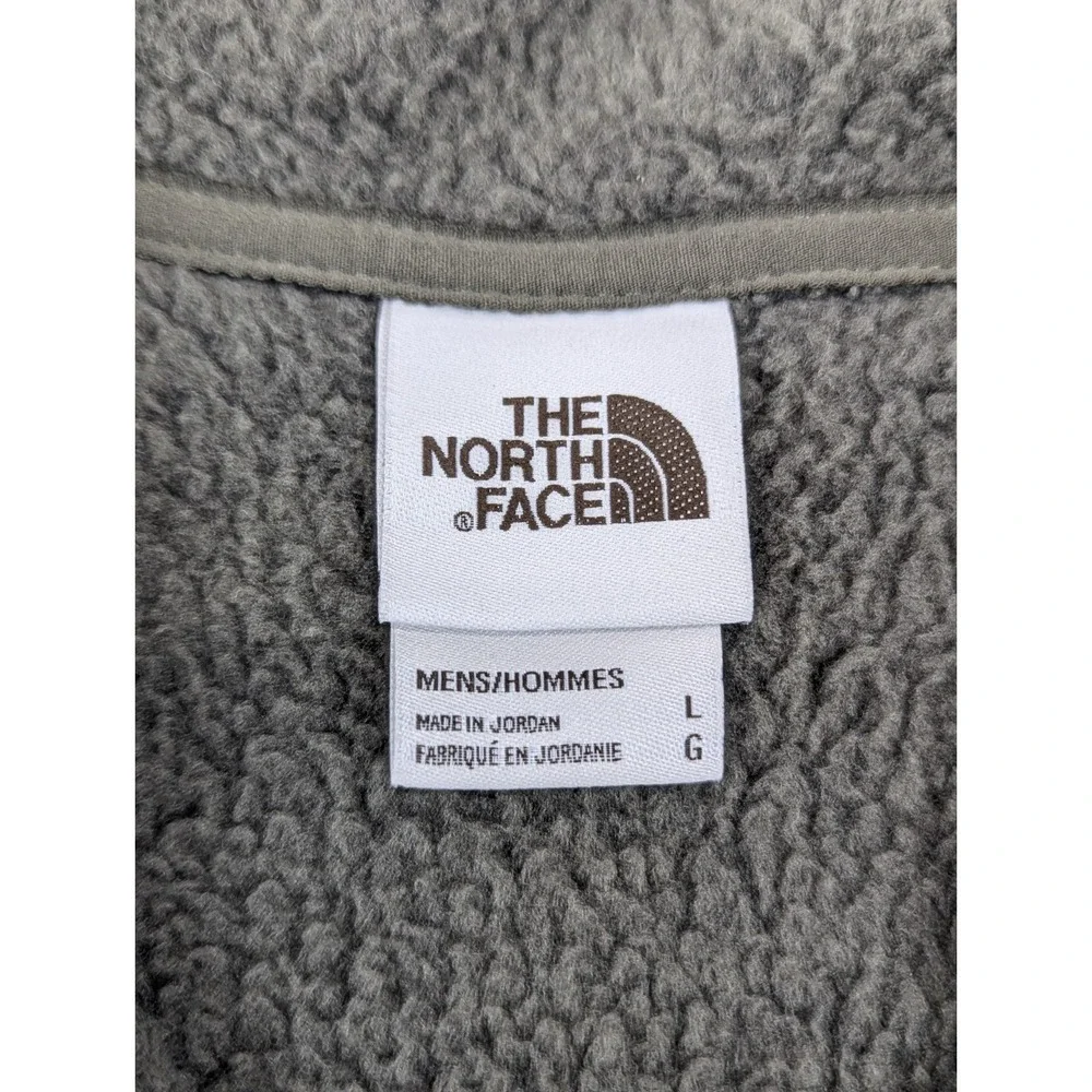 The North Face Vest Mens Large LG Gordon Lyons Fleece Full Zip Hiking Outdoor